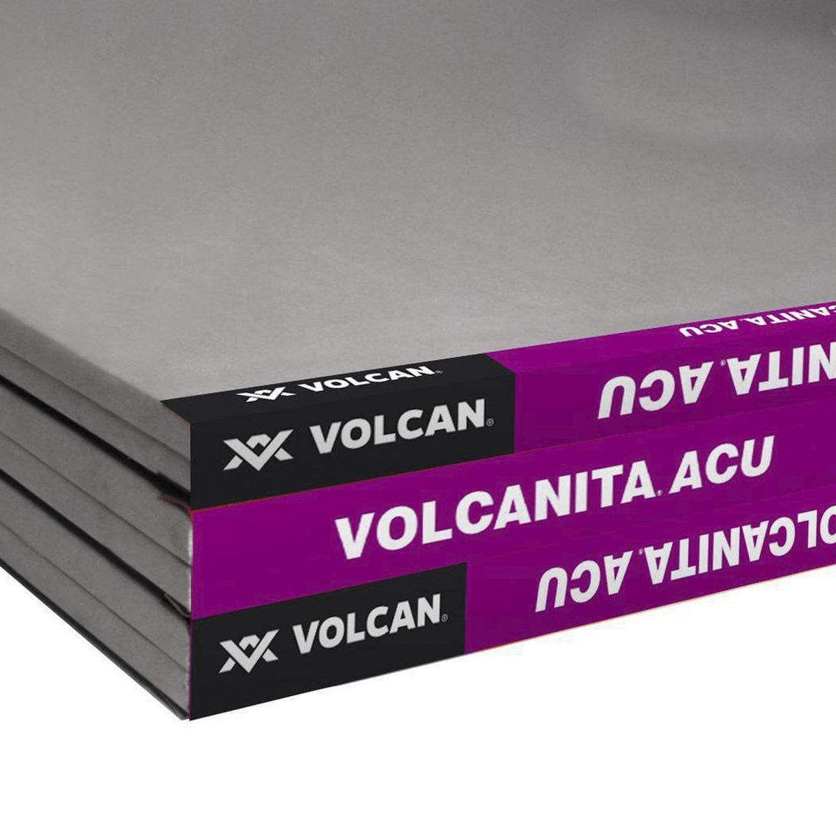 VOLCAN - Volcanita Acústica 10 mm 120x240 cm Gris