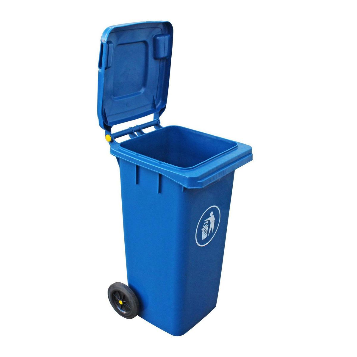 SIGNET - Basurero Contenedor basura 360 L 2 ruedas azul