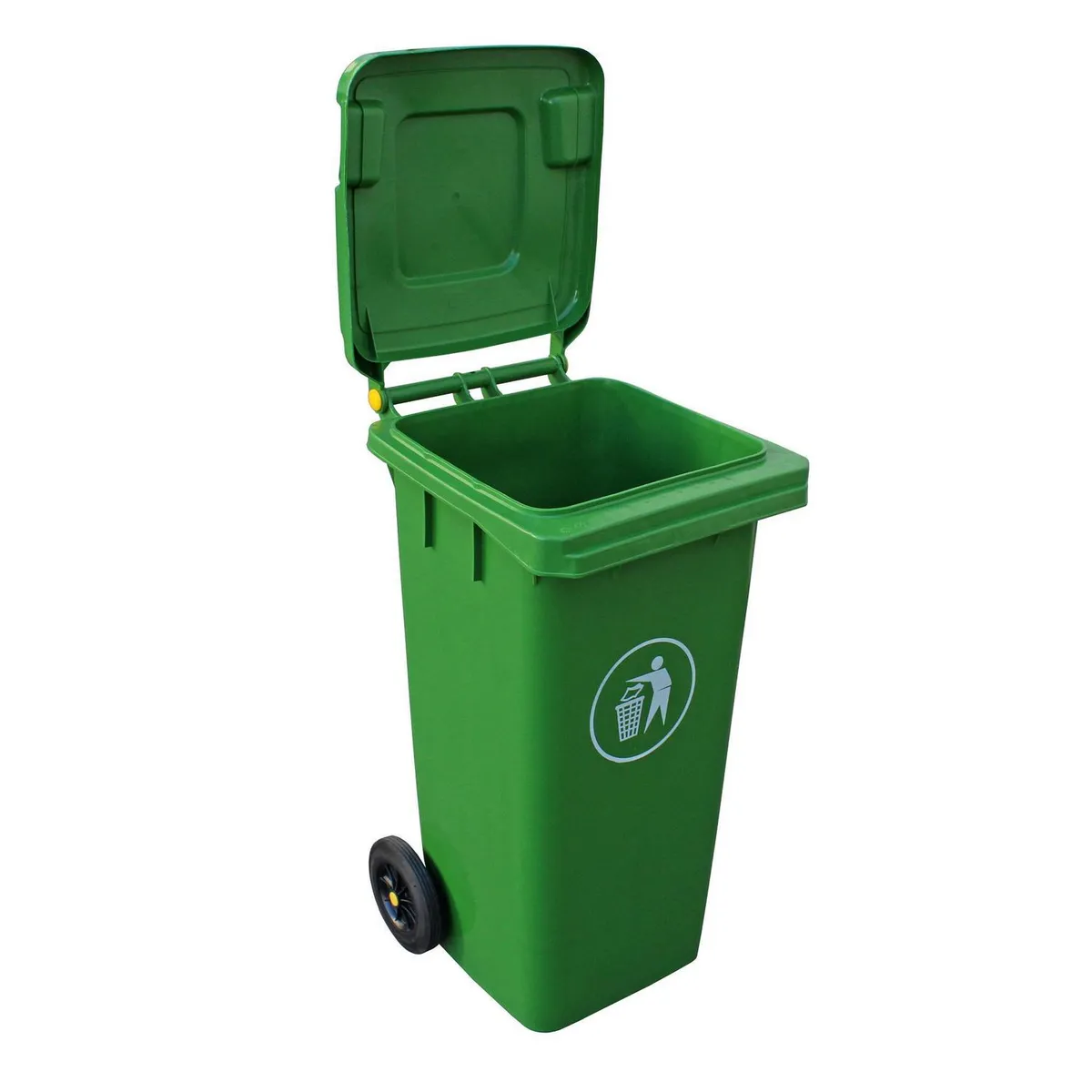 SIGNET - Basurero Contenedor basura 360 L 2 ruedas verde