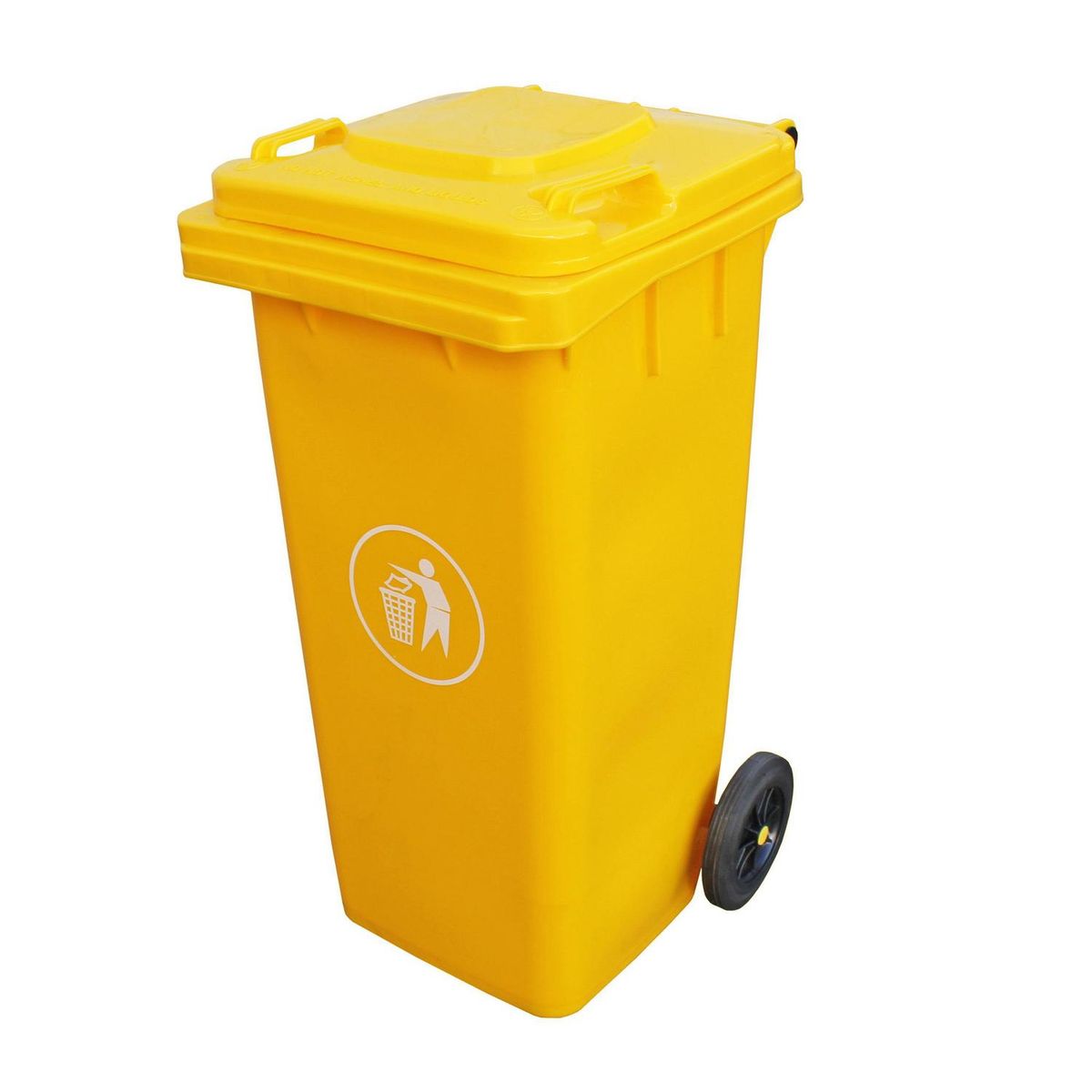 SIGNET CLASSICS - Basurero Contenedor basura 360 L 2 ruedas amarillo