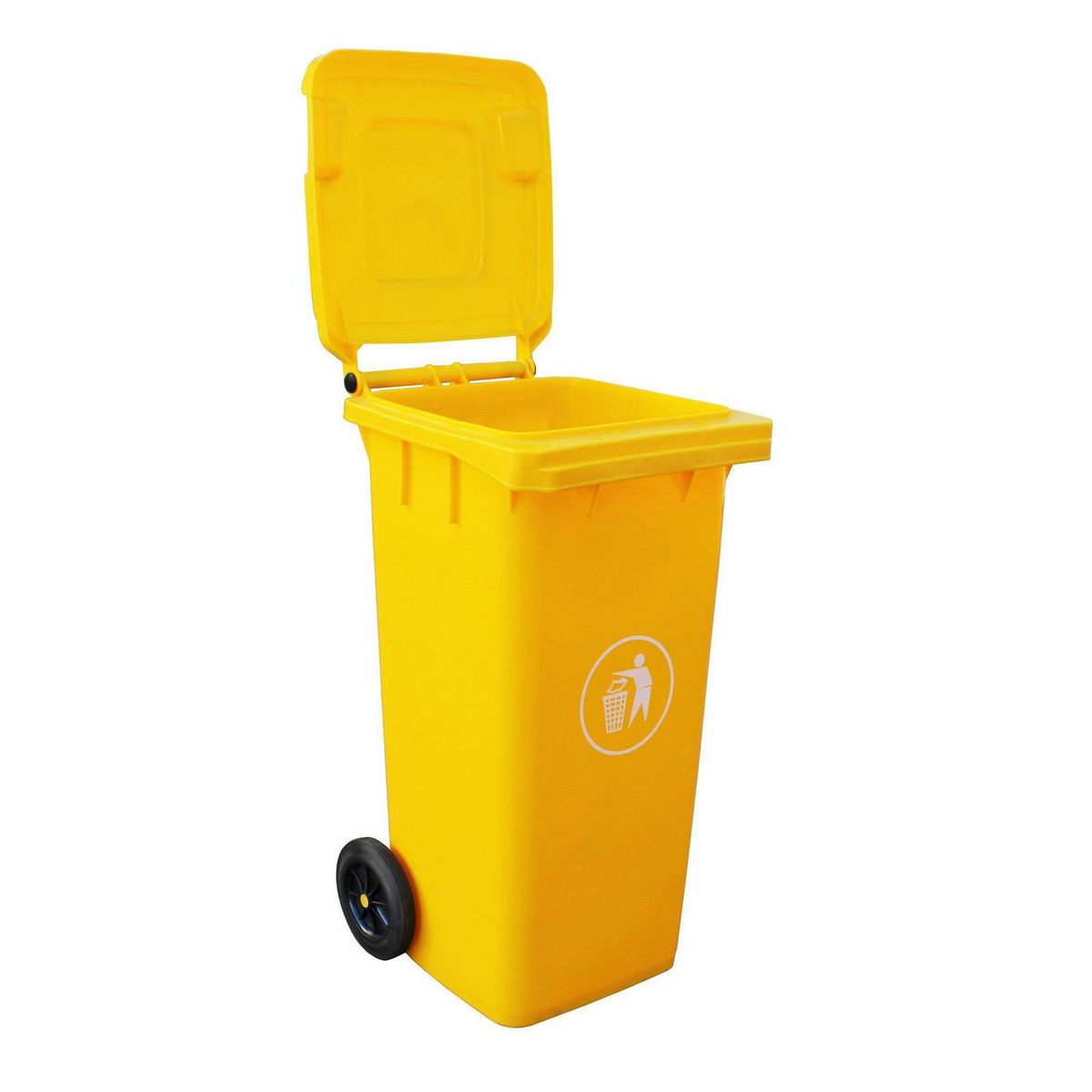 SIGNET CLASSICS - Basurero Contenedor basura 360 L 2 ruedas amarillo