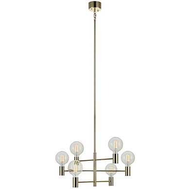 Lmpara de colgar Capital 6L E27 40W bronce