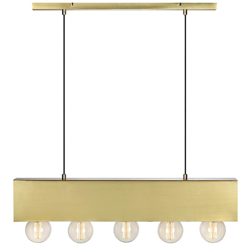 BP ILUMINACION - Lámpara de colgar Couture antique brass 5X27 40W