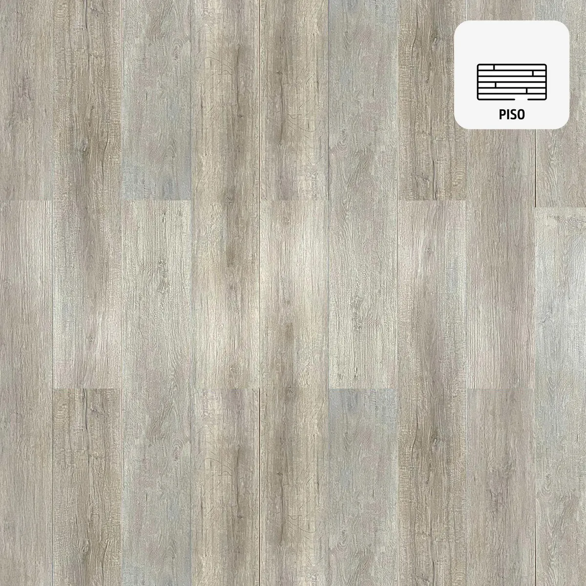 ETERSOL - Piso Vinílico SPC 4 mm 18x122 cm Piso Vinílico Madera Café 2.19 m2