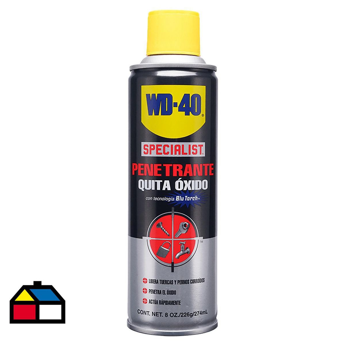 WD 40 - Lubricante Penetrante Wd-40 274 ml Afloja Tuercas y Tornillos