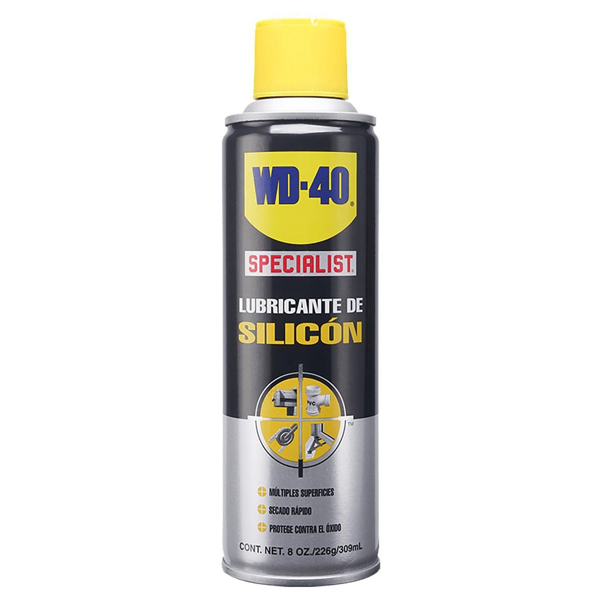 WD 40 - Lubricante de Silicón WD-40 8 OZ/226 gr/309 ml 6CT