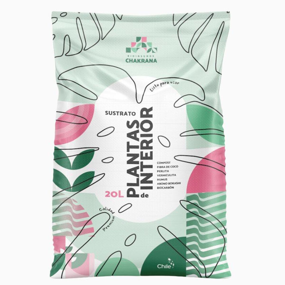 CHAKRANA - Sustrato plantas de interior 20 l