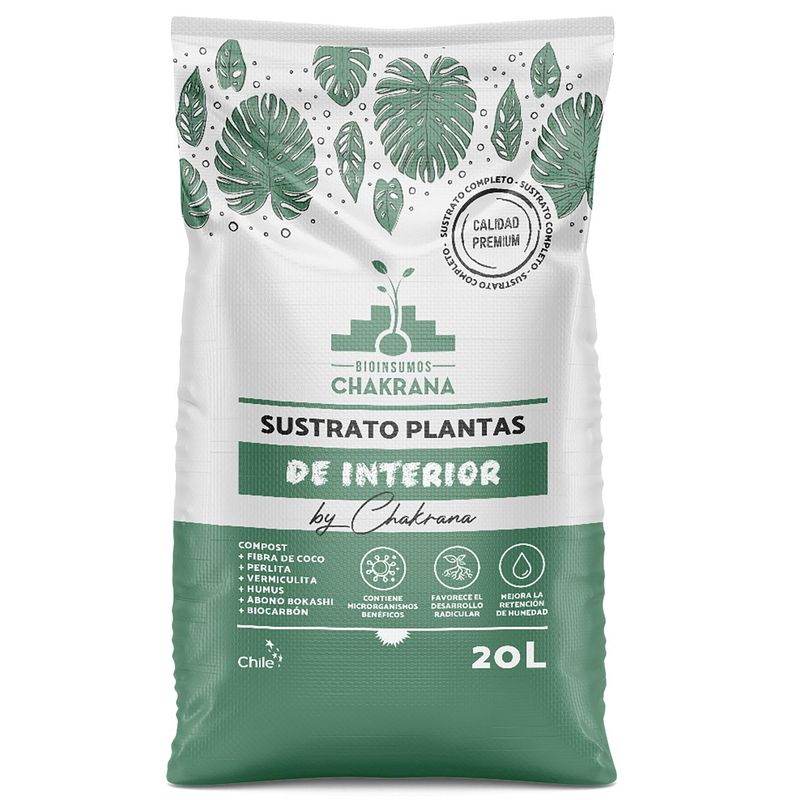 CHAKRANA - Sustrato plantas de interior 20 l
