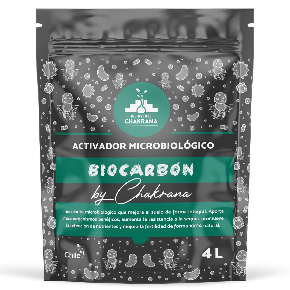 CHAKRANA - Biocarbón 4 l
