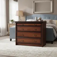 CIC - Cómoda 4 Cajón(es) Tamesis 110x90x50 cm Chocolate