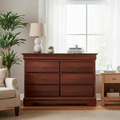 CIC - Cómoda 6 Cajón(es) Miro 130x90x50 cm Chocolate