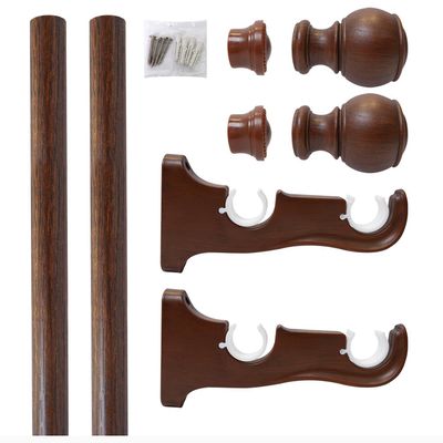 Imagen 2 del producto Set doble 2.50 tubo hierro lam. madera 28mm