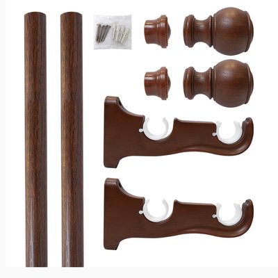 Imagen 2 del producto Set doble 3.00 tubo hierro lam. madera 28mm