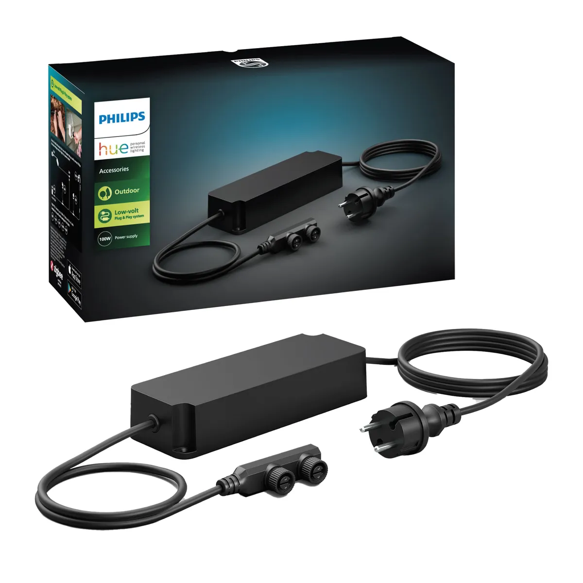 PHILIPS HUE - Fuente de Alimentación para Exterior de 100W