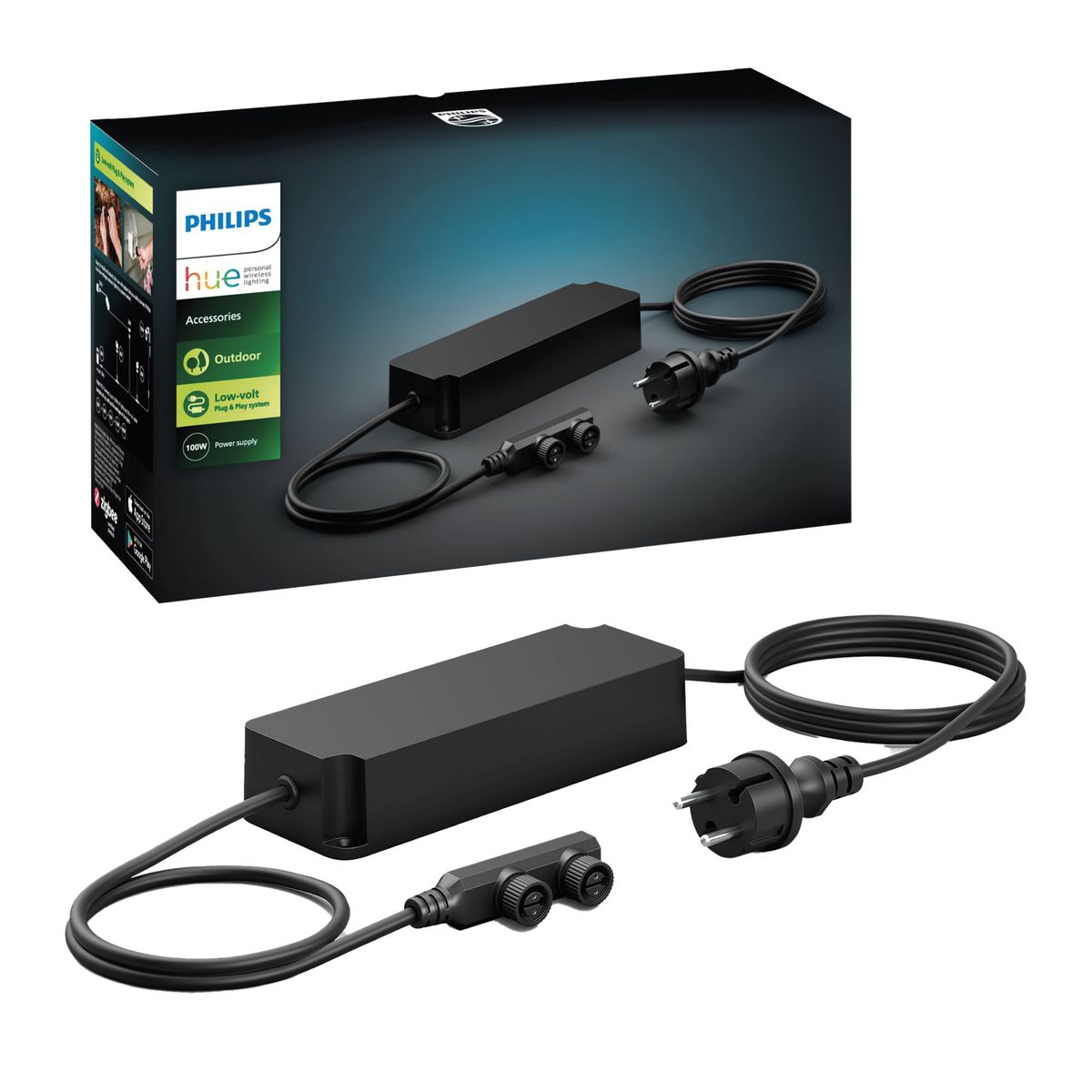 PHILIPS HUE - Fuente de Alimentación para Exterior de 100W