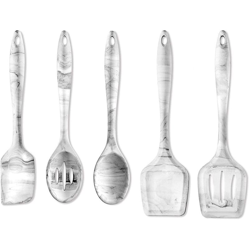 HAMPTON FORGE - Set 5 Utensilios De Cocina Marmol