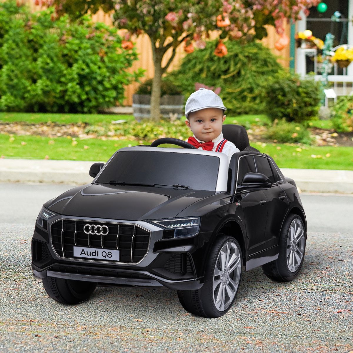 KIDSCOOL - Auto a batería audi Q8 negro 12V
