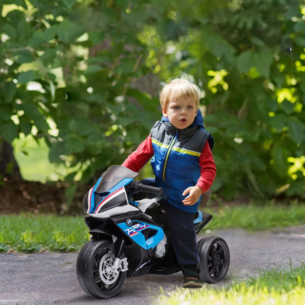 KIDSCOOL - Moto a batería BMW azul 12V