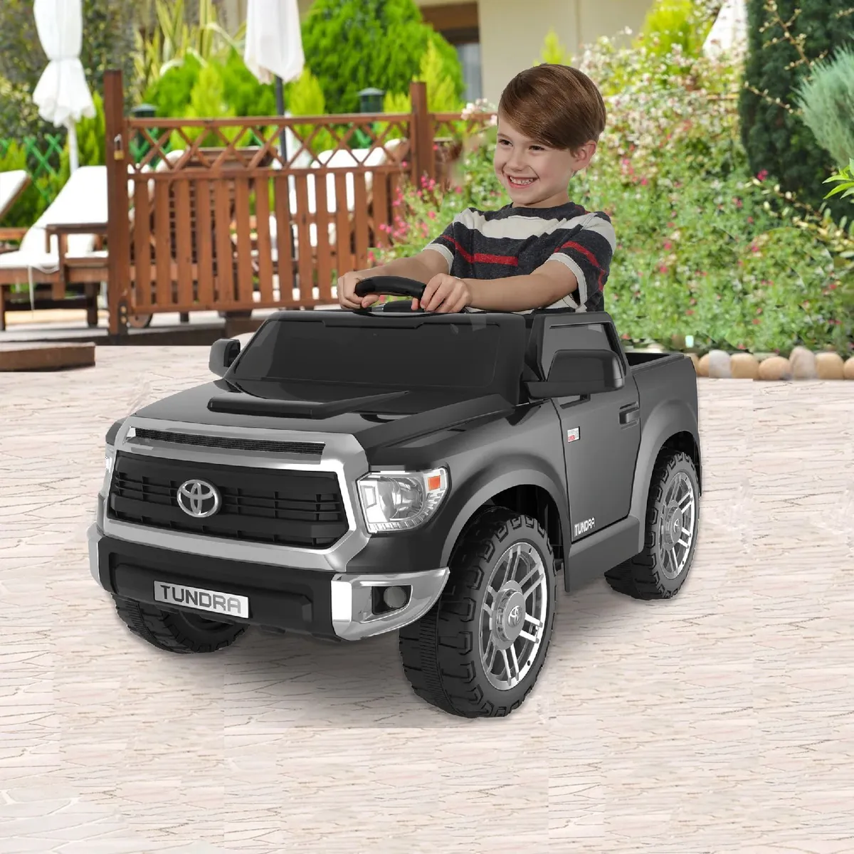 KIDSCOOL - Auto a batería toyota tundra negro 12V