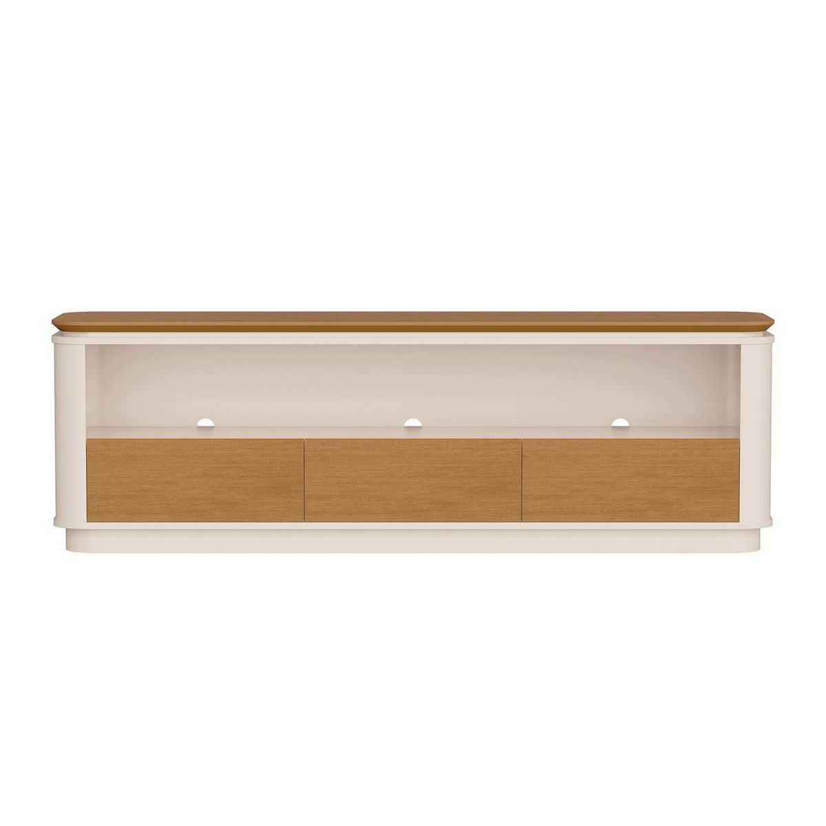 VEKKAHOME - Rack Gem 60" 160x40x56 cm beige