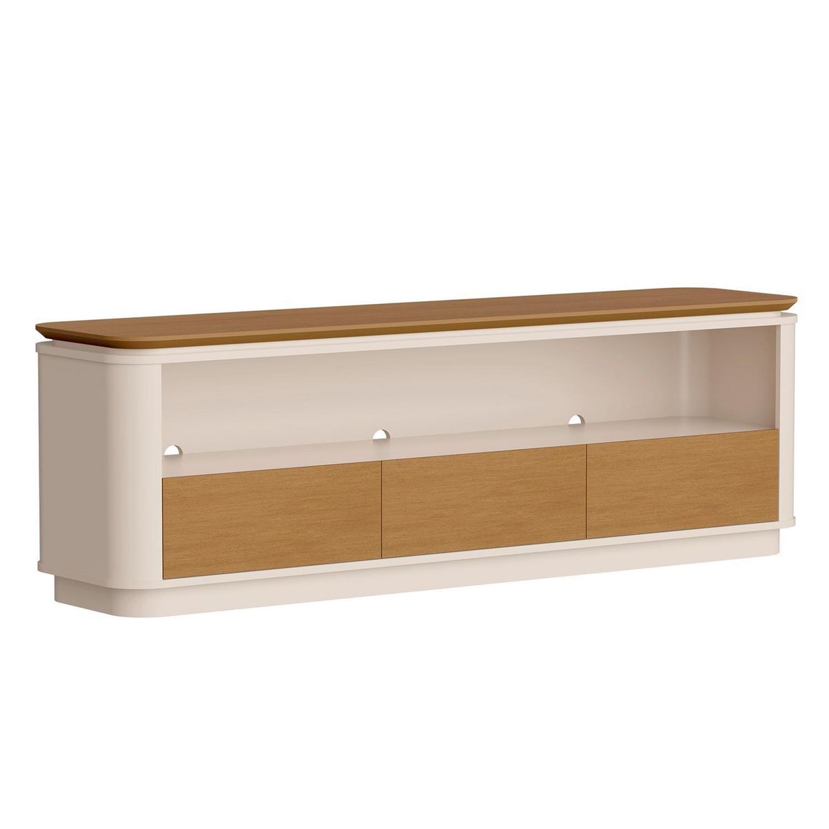 VEKKAHOME - Rack Gem 60" 160x40x56 cm beige