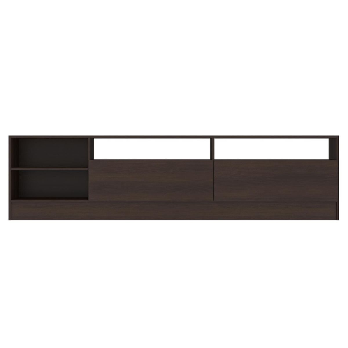 VEKKAHOME - Rack Moya 75" 180x30x47 cm café