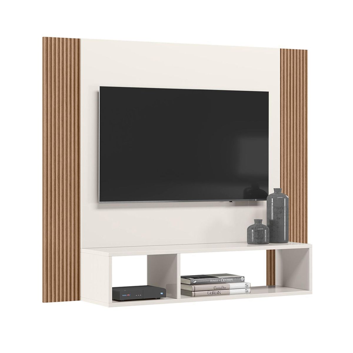 VEKKAHOME - Panel TV 42" 120x26,5x100 cm beige