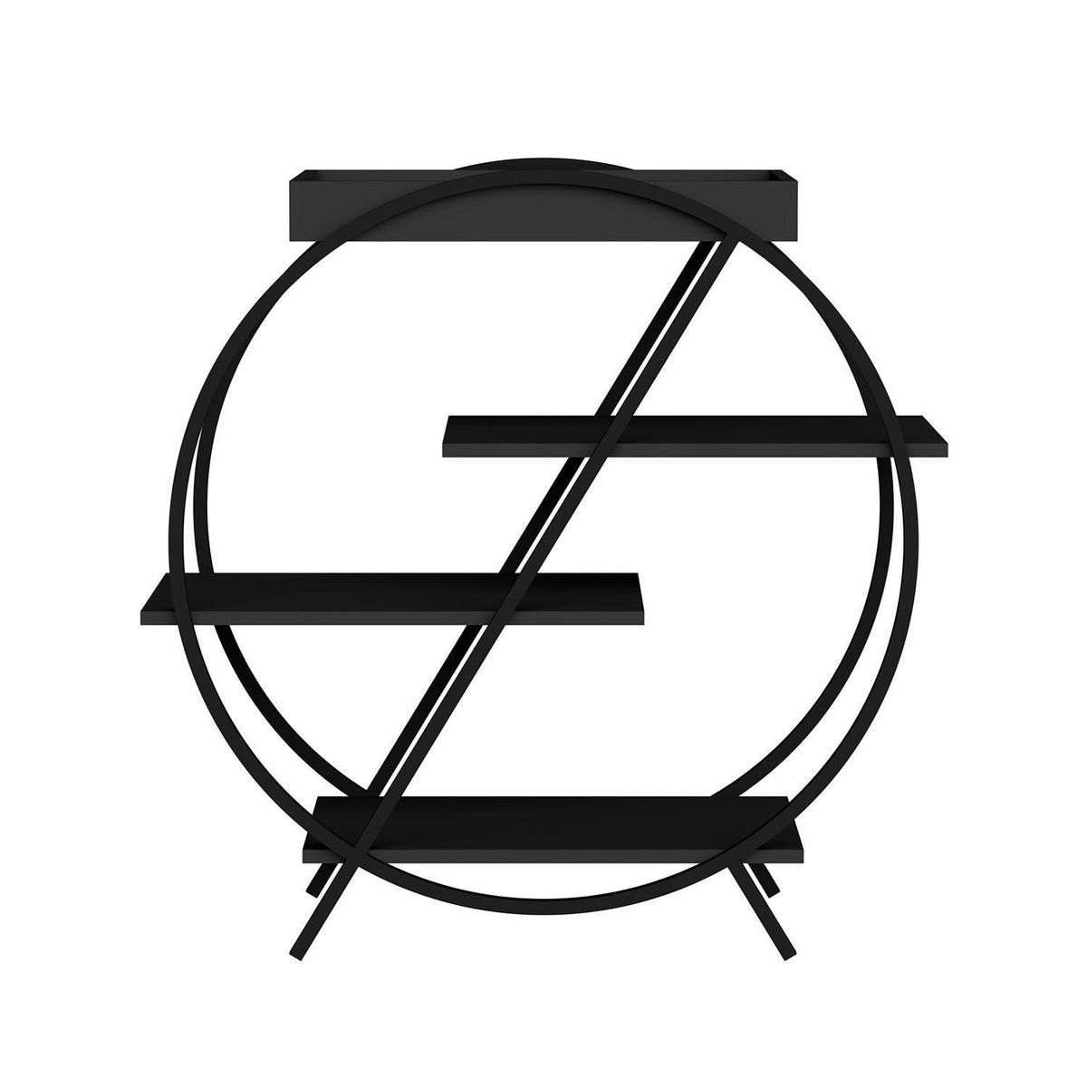 VEKKAHOME - Bar Adega Black 90x30x90 cm Negro