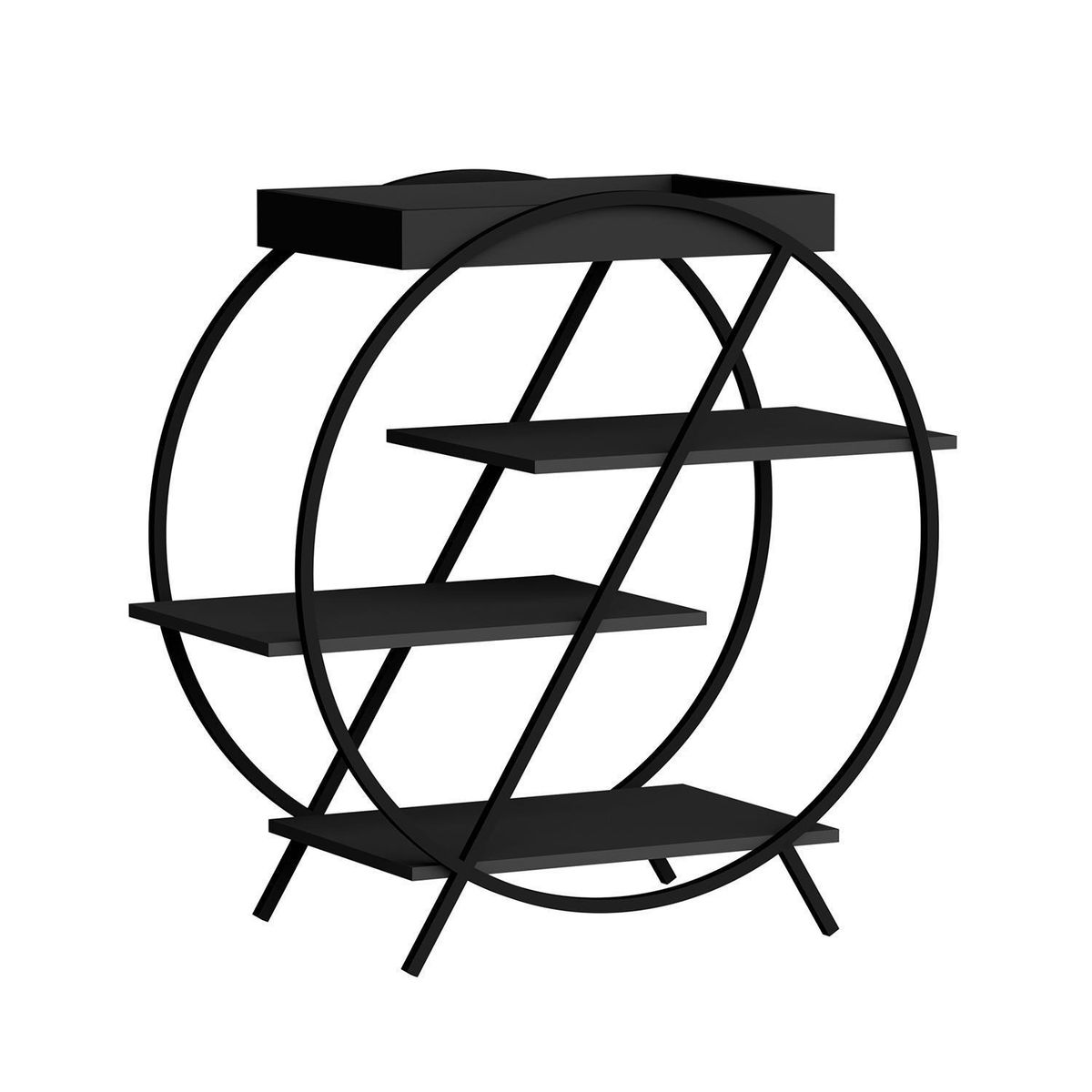 VEKKAHOME - Bar Adega Black 90x30x90 cm Negro