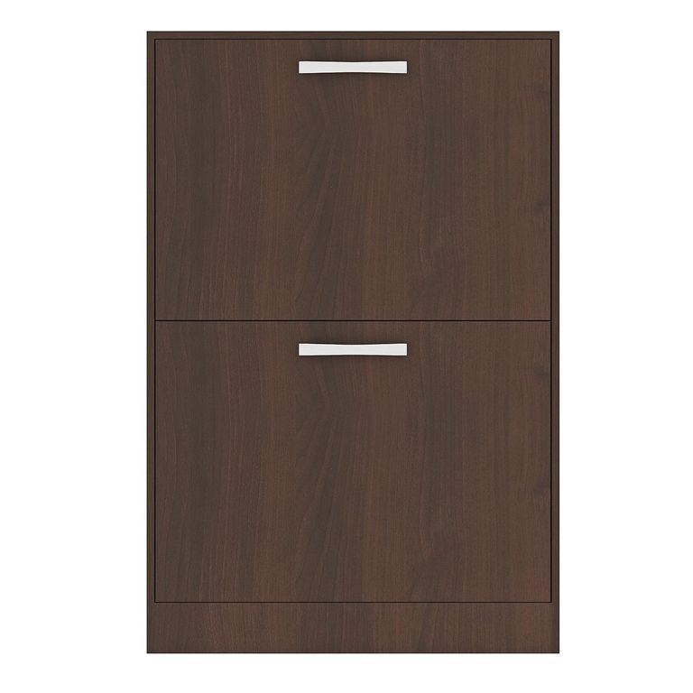 VEKKAHOME Zapatera Nick MDP 2 Nivel(es) 33.3x8x67.2 cm Café
