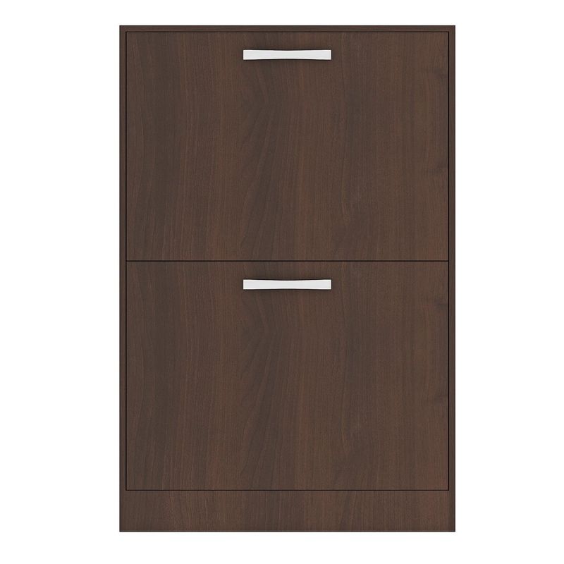 VEKKAHOME - Zapatera Nick MDP 2 Nivel(es) 33.3x8x67.2 cm Café
