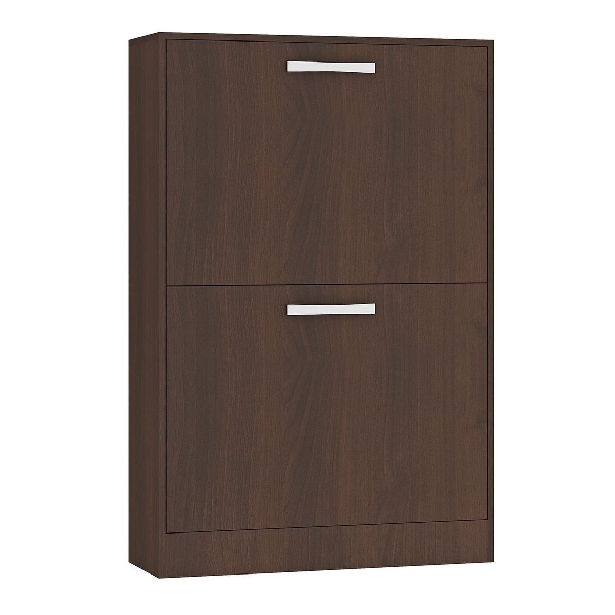 VEKKAHOME - Zapatera Nick MDP 2 Nivel(es) 33.3x8x67.2 cm Café