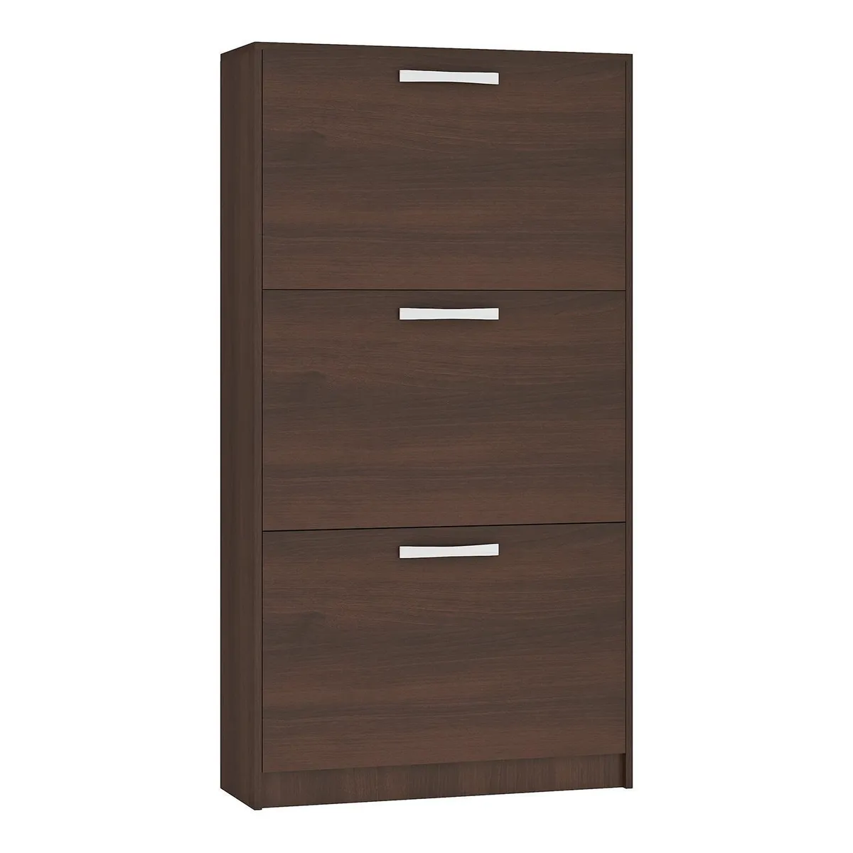 VEKKAHOME - Zapatera Nick MDP 3 Nivel(es) 65x126x22 cm Café