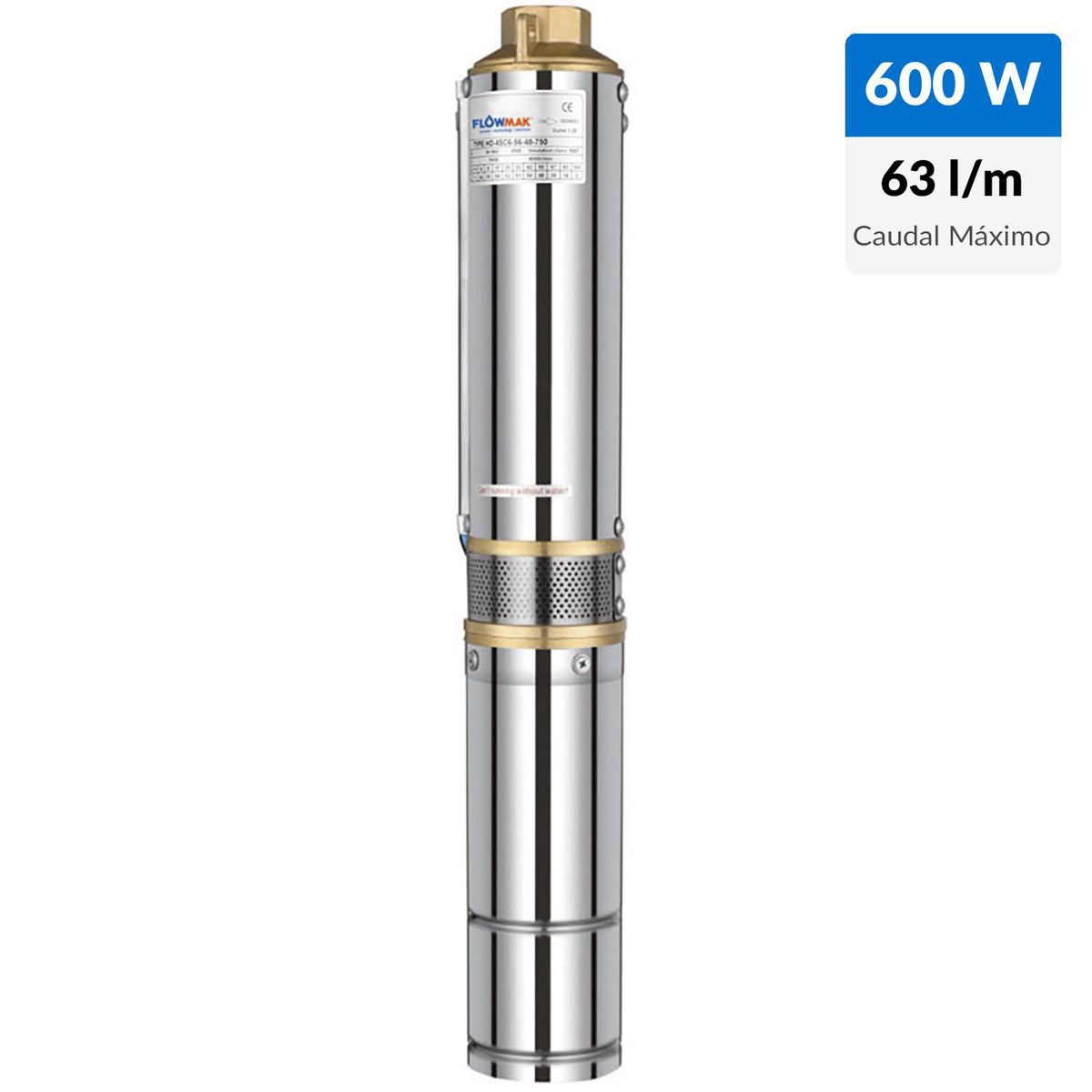 FLOWMAK - Bomba Solar 3SC3.8 -72V - 600W