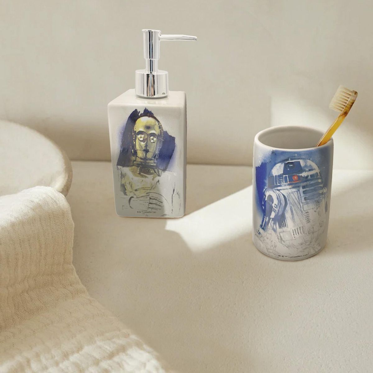 DISNEY - Set de baño Star wars cerámica