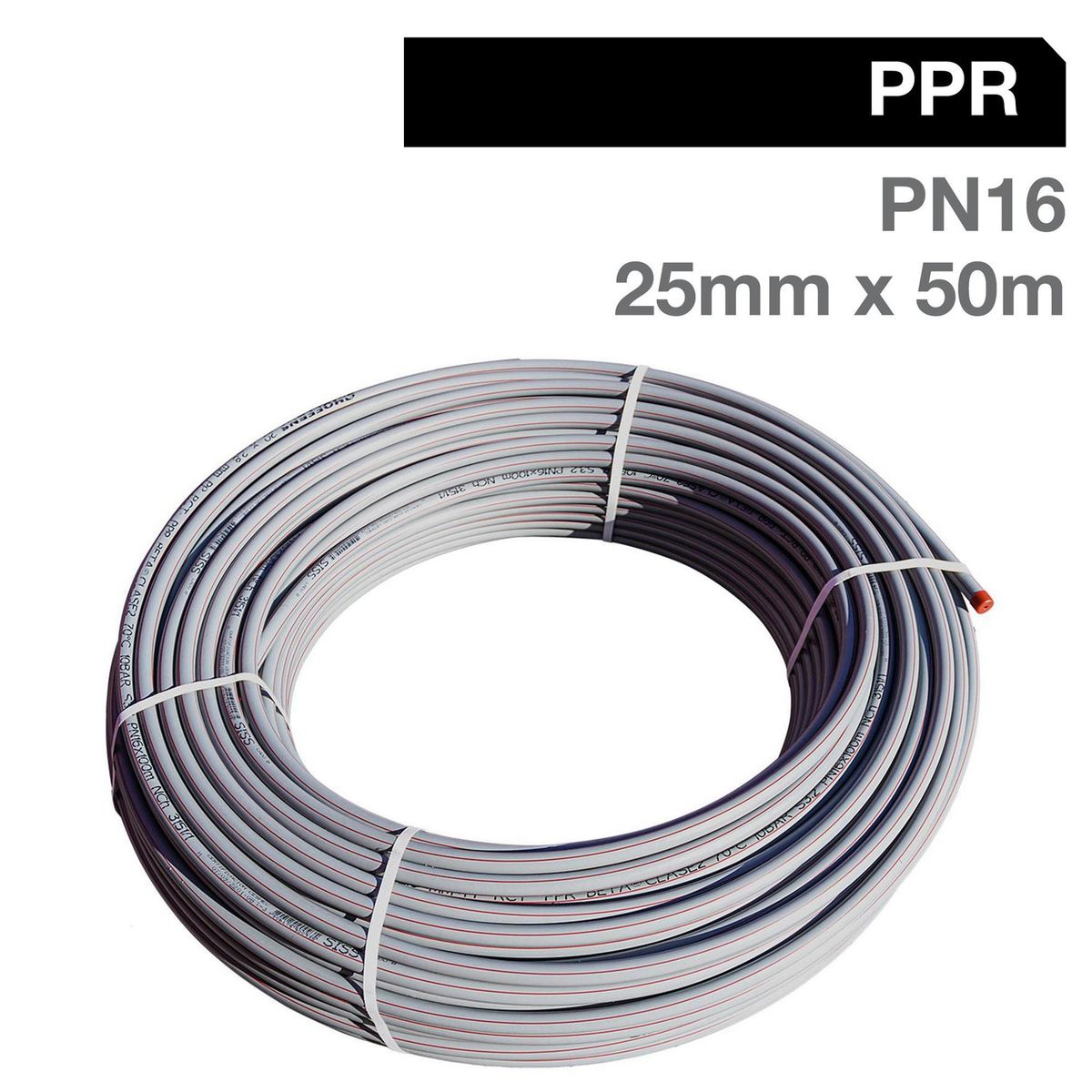 HOFFENS - Tubo PPR Agua 25 mmx50 m