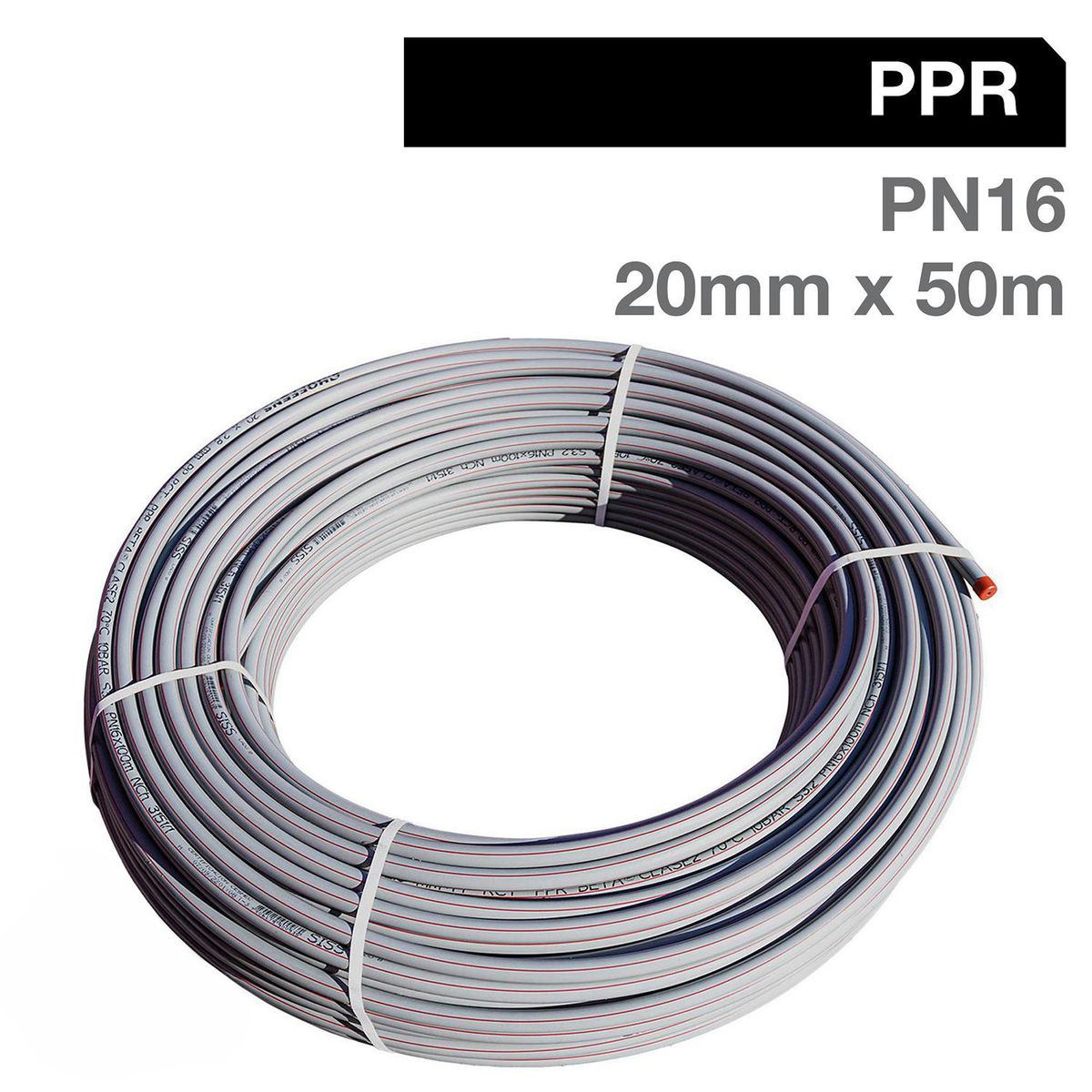 HOFFENS - Tubo PPR Agua 20 mmx50 m