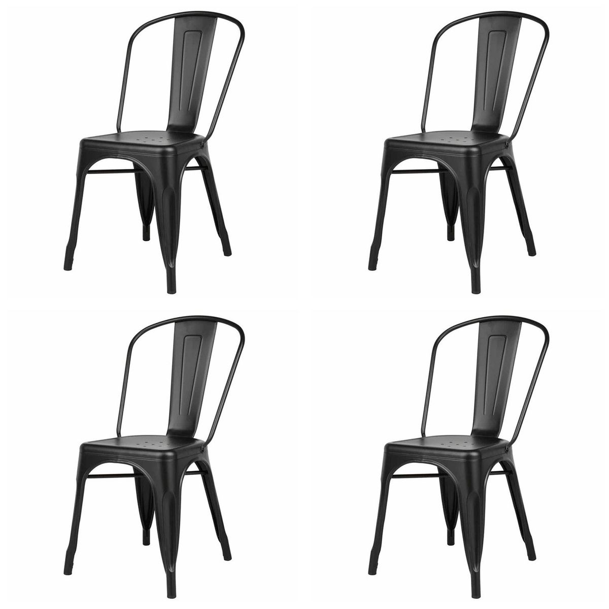 DE PIES A CABEZA - Pack 4 Sillas Tolix 86x46x35 cm