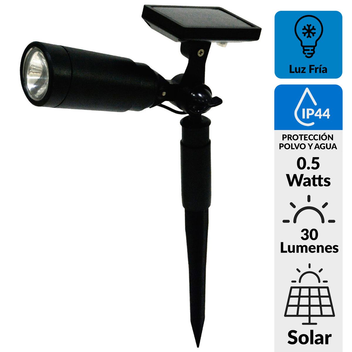 BP ILUMINACION - Estaca Solar Led Flute 0.5 W IP 44 30 lm Luz Fría