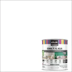 KOLOR - Esmalte al Agua Mate 0.25 galón(es) Blanco