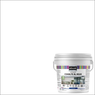 Esmalte al agua premium interior satin blanco 2 galones.