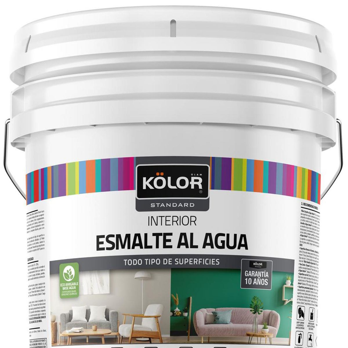 KOLOR - Esmalte al agua standard interior mate base deep 4 galones