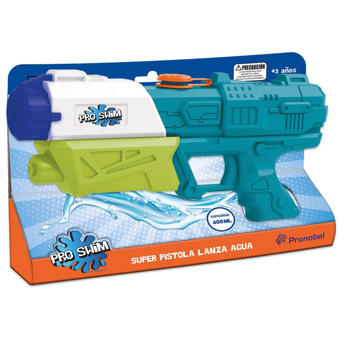PRONOBEL - Pistola lanza agua 29x17cms (400ml) nobel toys