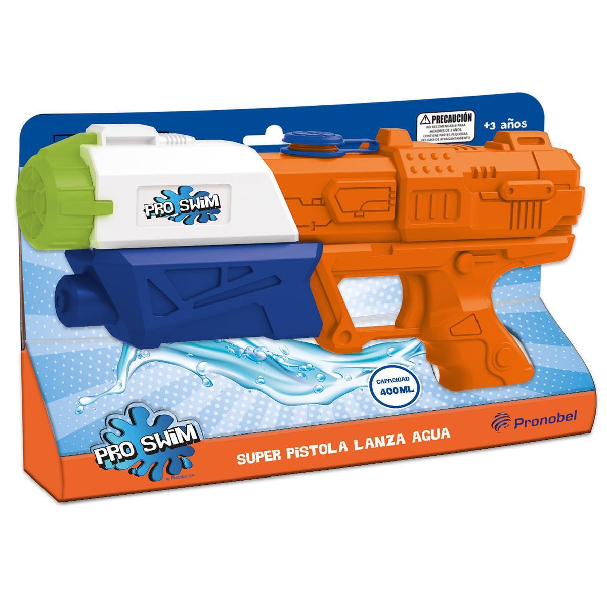 PRONOBEL - Pistola lanza agua 29x17cms (400ml) nobel toys