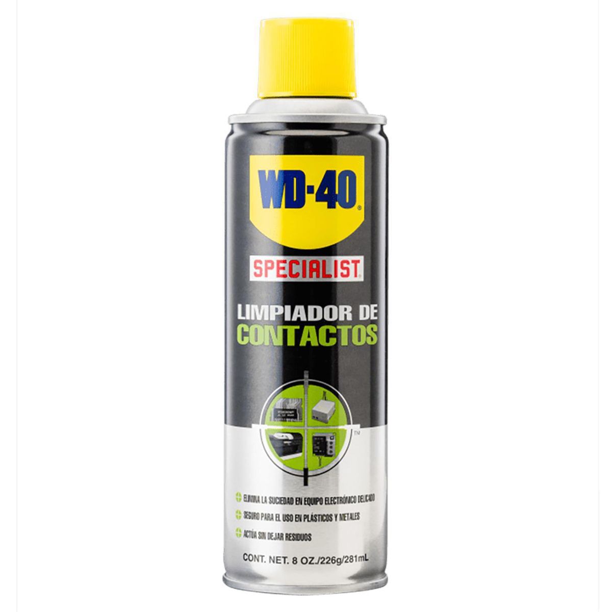 WD 40 - Limpiador de Contactos WD-40 8OZ/226 gr/281 ml 6C
