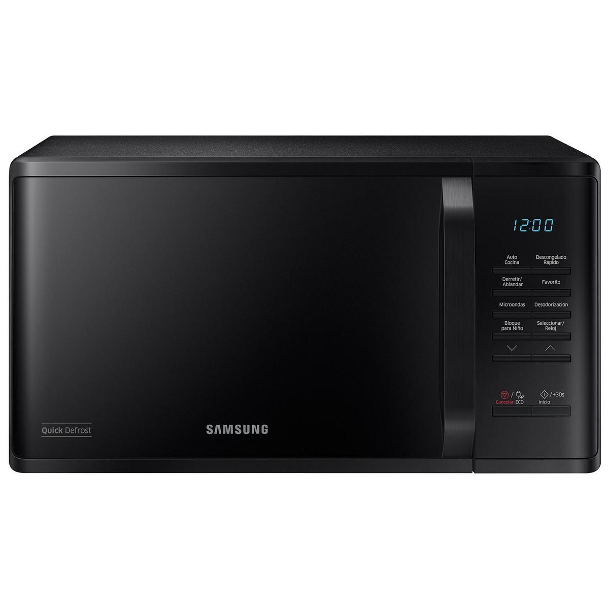 SAMSUNG - Horno Microondas Digital 20 Litros Black MS23K3514AK/ZS