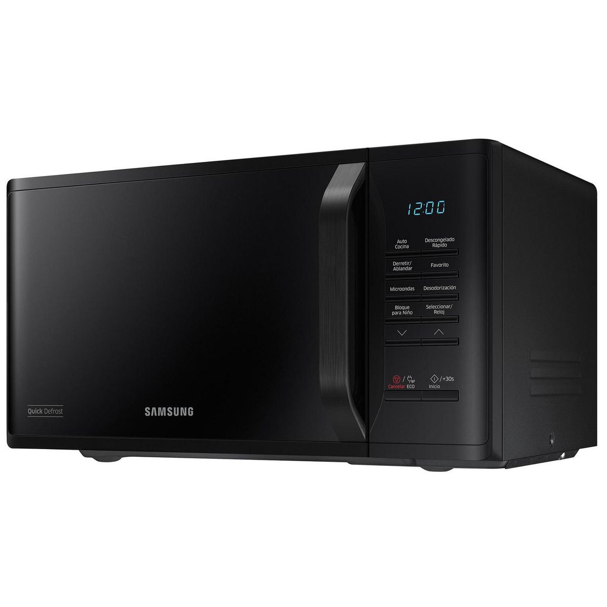 SAMSUNG - Horno Microondas Digital 20 Litros Black MS23K3514AK/ZS