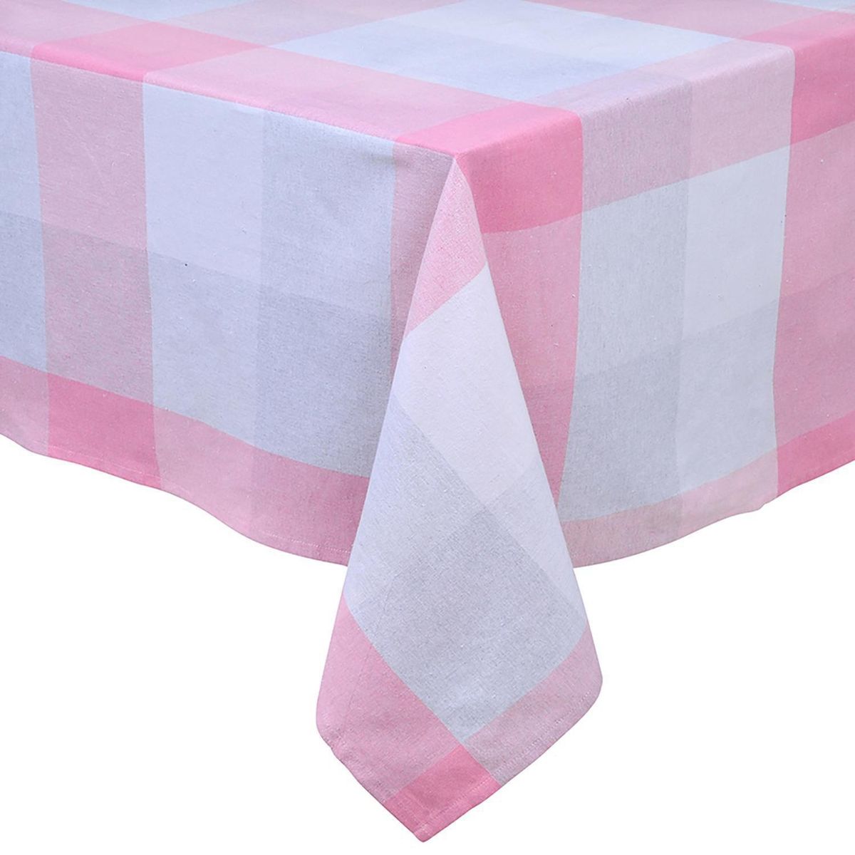 MASHINI - Mantel tartán 150x210 cm rosado