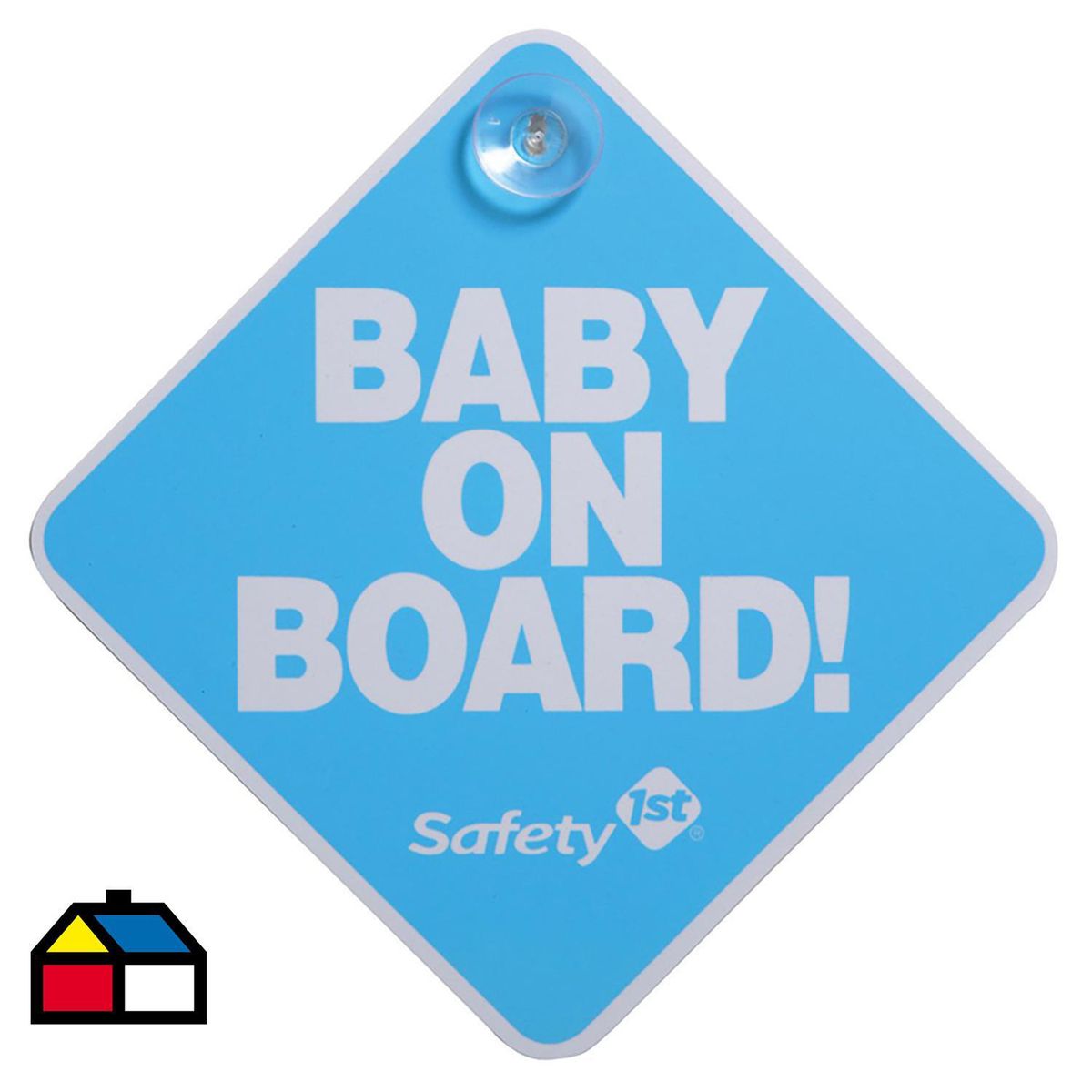 SAFETY 1ST - Letrero Baby On Board Safety 1st Azul para Auto Bebé A Bordo