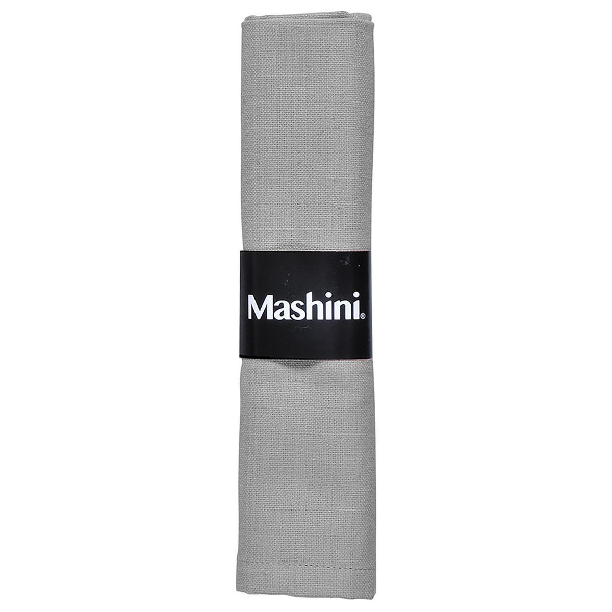 MASHINI - Servilleta de algodón 40x40 cm gris obscuro